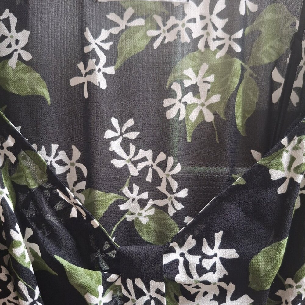 New Women's Reformation Lisola Beautiful Floral Maxi Dress Black S - Picture 3 of 8